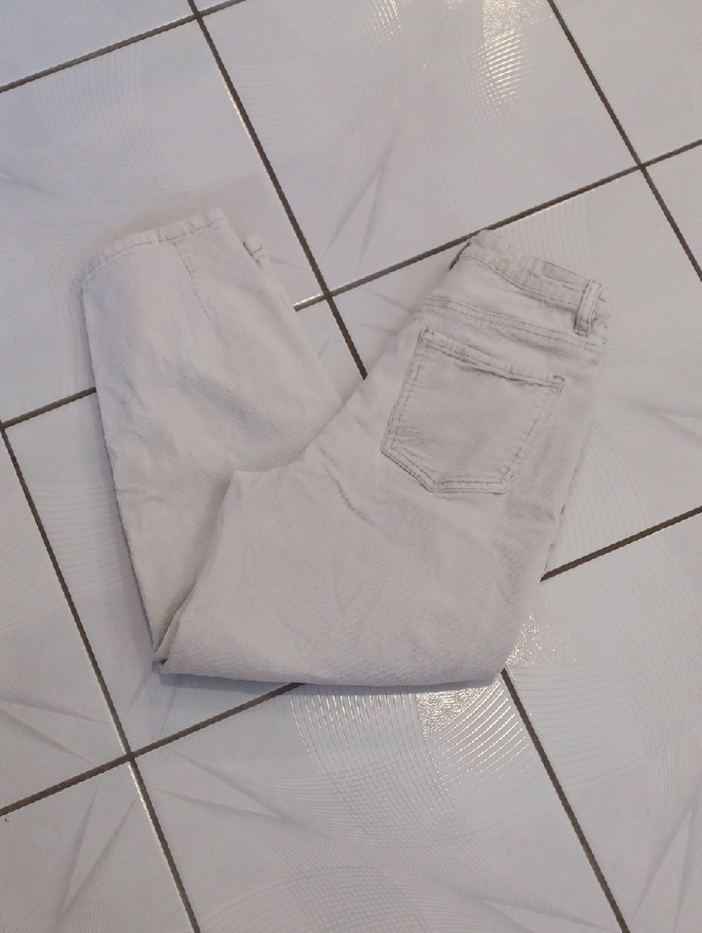 4/$30 Light Beige Corduroy Pants - Size XS